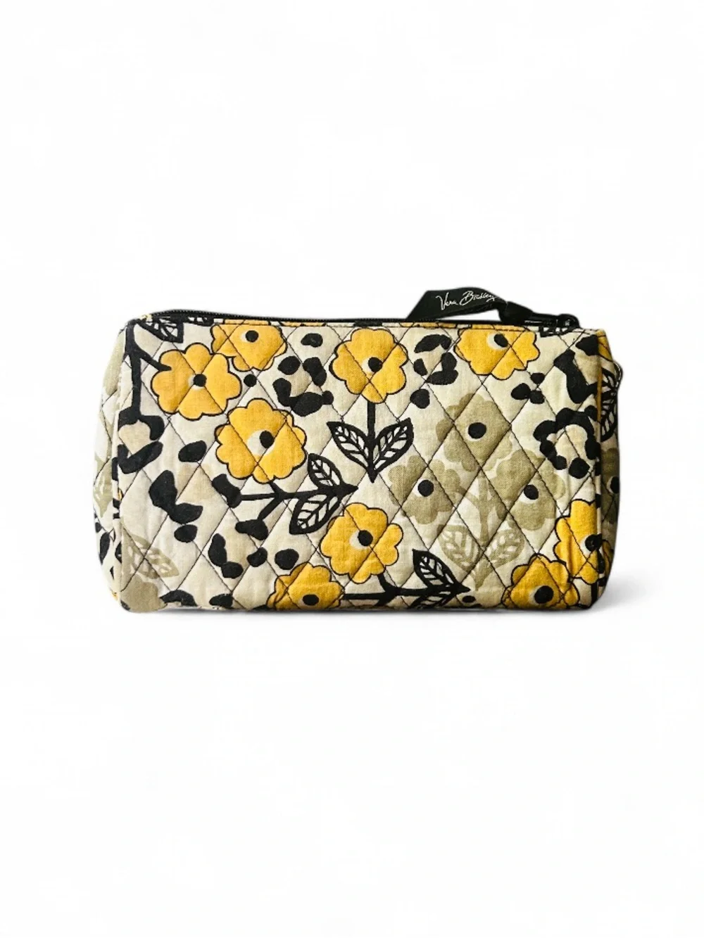 🐆 Vera Bradley Floral Leopard Quilted Wristlet Wallet Retired EUC - Picture 3 of 16